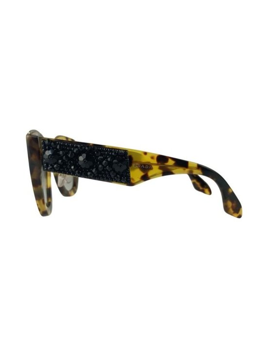 Prada Sunglasses Brown Acetate Tortoiseshell Pattern Gold Eyewear main image 5